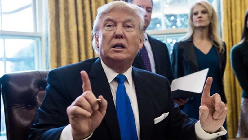 كيف تصرف ترامب عندما