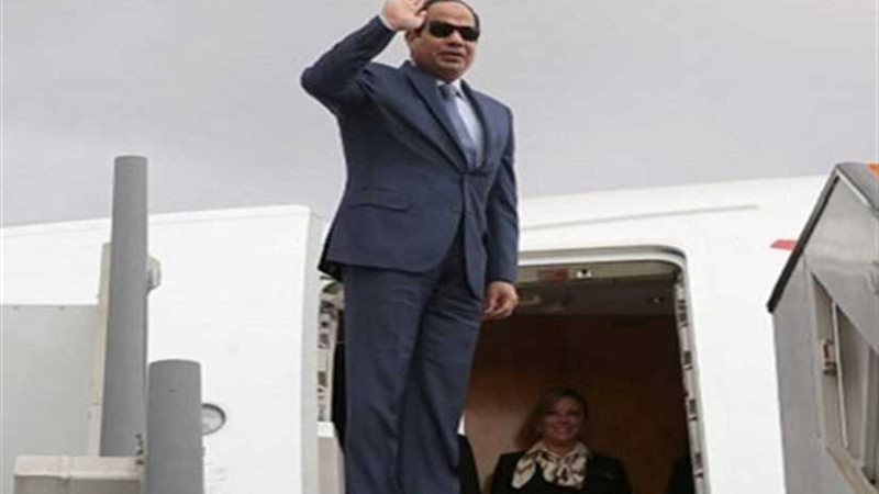 السيسي يغادر السودان