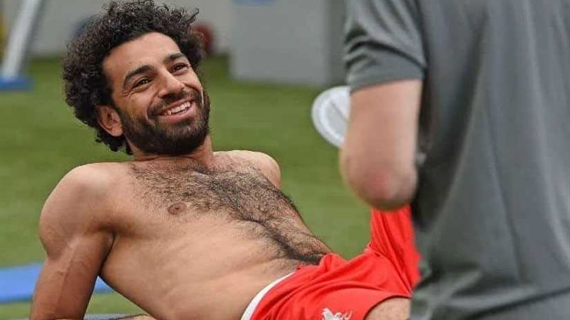 إبتسامة «صلاح» بعد