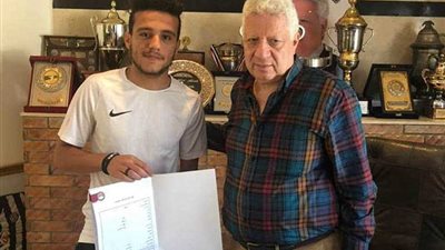 مصطفى فتحي يجدد للزمالك 4 مواسم