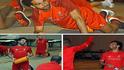 «صلاح» يخوض تدريبات تأهيلية مع فريقه في الچيم قبل مواجهة مانشستر سيتي