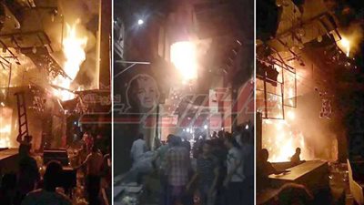 الصحة: مصاب واحد في حريق بالموسكي مساء أمس