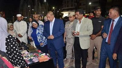 افتتاح معرض المنتجات والمشغولات اليدوية السادس بالإسماعيلية