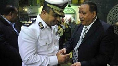 بالصور.. عزاء والد نقيب صحفيين الإسكندرية