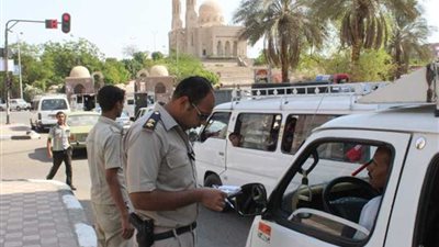 ضبط 575 مخالفة مرورية متنوعة فى حملة ببنى سويف