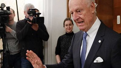 دي ميستورا يصل إلى سوتشي للمشاركة بمحادثات الجولة العاشرة من صيغة أستانا حول سوريا