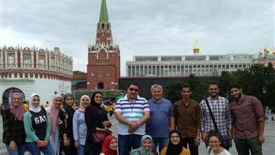 عودة وفد طلاب أسيوط من روسيا بعد رحلة ثقافية وتعليمية.. صور
