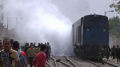 اندلاع حريق داخل حوش محطة قطارات المنيا