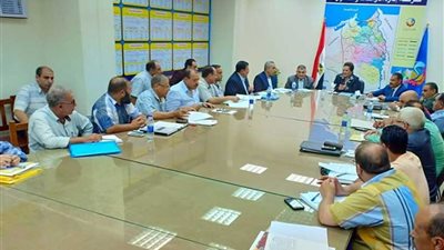 محافظ البحيرة تبحث طرح لحوم الأضاحي ومراجعة عائد المشروعات