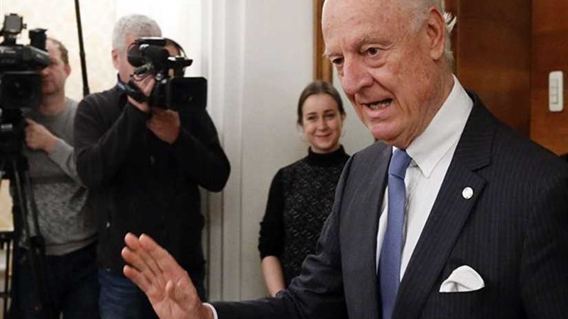 دي ميستورا يصل إلى