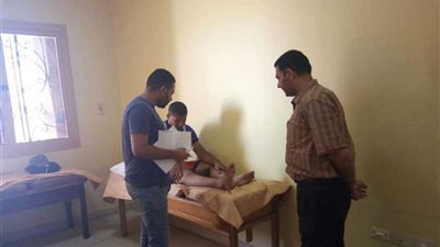 730 مريض فى قافلة طب عين شمس بسمسطا