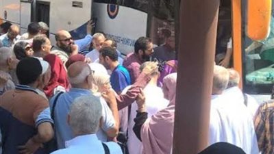 ”ضيوف الرحمن“ يغادرون المنوفية للتوجه للأراضي المقدسة