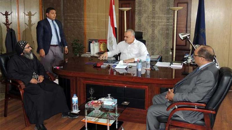 وفد دير الأنبا صموئيل