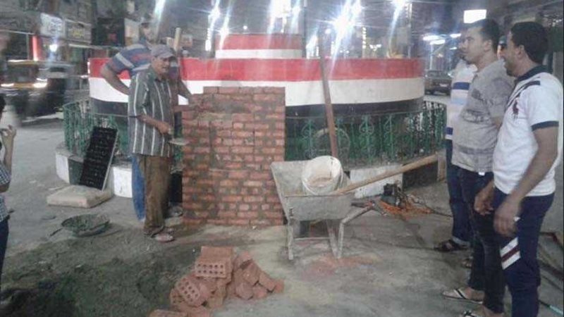 تجهيز ميدان ضحايا