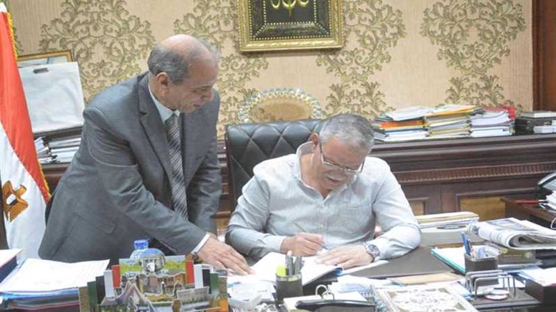 محافظ المنيا يعتمد