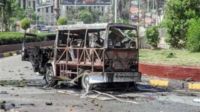 الصحة: إصابة 9 مواطنين فى حادث مروري أعلى كوبري أكتوبر