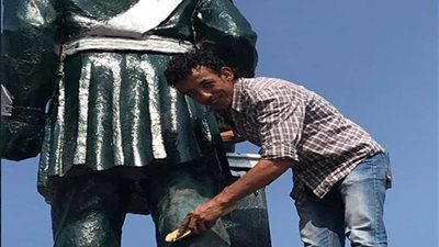 لجنة الثقافة تبدأ أعمالها لإعادة رونق تمثال الخديوي بالإسماعيلية
