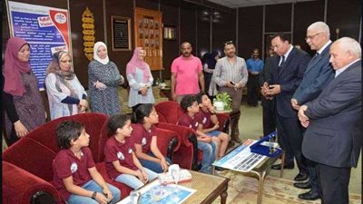 فريق Robostack يتطوعن لخدمة مرضى المستشفى الجامعي بـ”المنوفية“