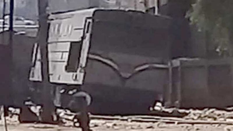 هبوط فى قضبان خط