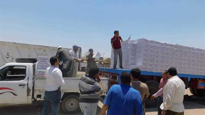 توزيع 21500 كرتونة