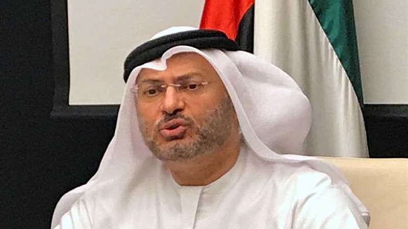 قرقاش: الإمارات تقف