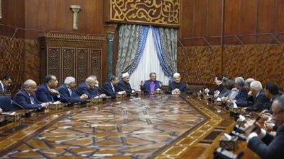 الإمام الأكبر خلال استقباله رئيس الطائفة الإنجيلية: مصر تمثل نموذجًا فريدًا للتعايش والسلام الاجتماعي