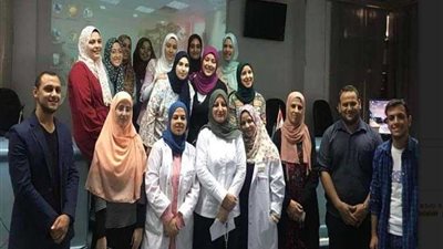 تنمية مهارات طلاب صيدلة طنطا داخل معهد الكبد القومي بـ”المنوفية“