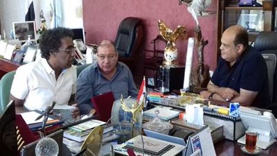 محافظ مطروح يستقبل رئيس هيئة قصور الثقافة