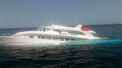 إنقاذ 30 سائحًا ألمانيًا بعد تعرض لنش سياحي للغرق أثناء رحلة بحرية بالغردقة