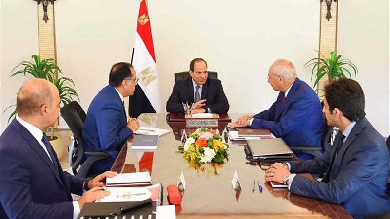 الرئيس السيسي يبحث