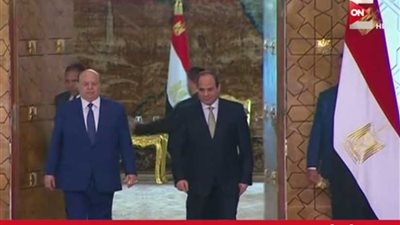 السيسي ونظيره اليمني يشهدان توقيع اتفاقيات تعاون بين البلدين (فيديو)