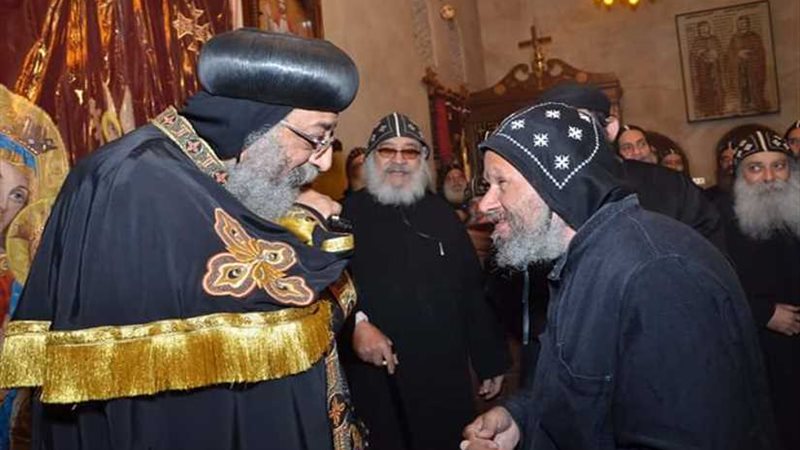 نياحة أحد رهبان دير