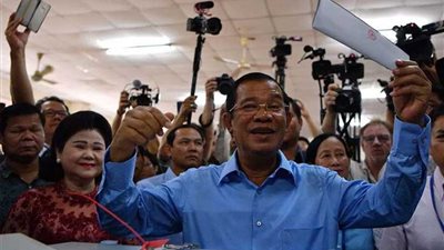 فوز حزب رئيس الوزراء فى كمبوديا بجميع مقاعد البرلمان