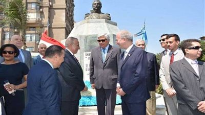 الجيزة تشارك الأرجنتين الاحتفال بذكرى المحرر سان مارتين