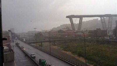 ارتفاع عدد ضحايا انهيار جسر في جنوة الإيطالية لـ30 قتيلا