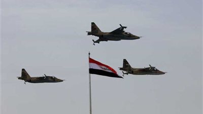 سلاح الجو العراقي يدمر غرفة عمليات 