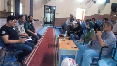 لجنة المشاهدة بمهرجان الصعيد المسرحي تشاهد عرضيين بثقافة أسيوط