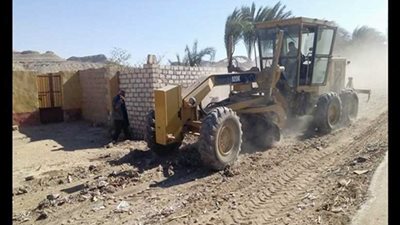 إزالة حالات تعدٍّ بمركز ملوي في المنيا