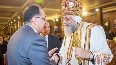 قداسة البابا تواضروس يهنئ رئيس مجلس الوزراء بعيد الأضحى المبارك