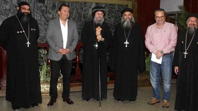 وفد كنسي أرثوذكسي يقدم التهنئة لمحافظ الأقصر بمناسبة عيد الأضحى