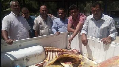 ضبط 2.5 طن لحوم غير صالحة بالبحيرة