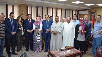 محافظ الغربية يستقبل الأنبا بولا والنواب للتهنئة بعيد الأضحى المبارك