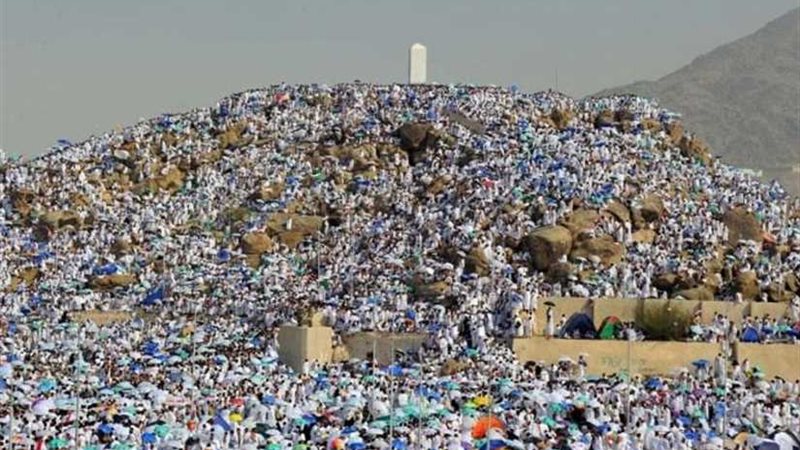 حجاج قطريون يؤدون