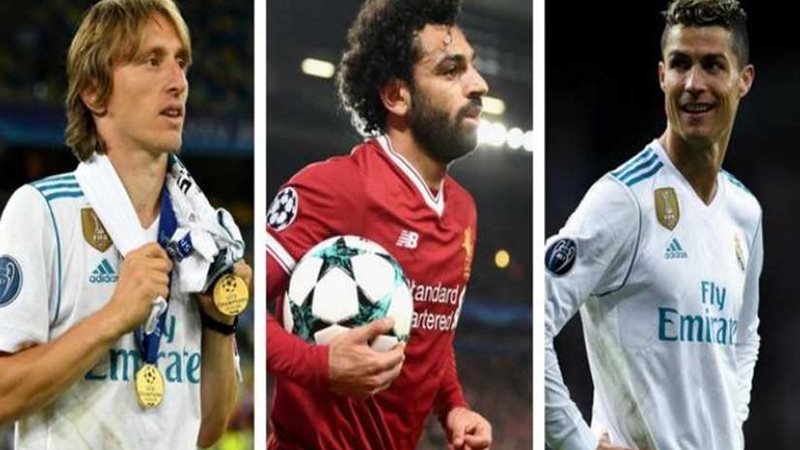 صلاح ينافس مودريتش