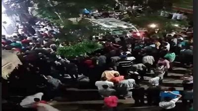 جنازة مهيبة لطفلى 