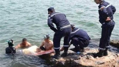 انتشال جثة غريق من النيل بأسوان