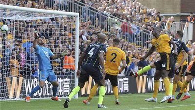 مانشستر سيتى يتعادل أمام وولفرهامبتون 1-1 بالدورى الإنجليزى