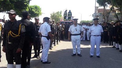 تشييع جثمان شهيد الأقصر في جنازة عسكرية تقدمها المحافظ ومدير الأمن