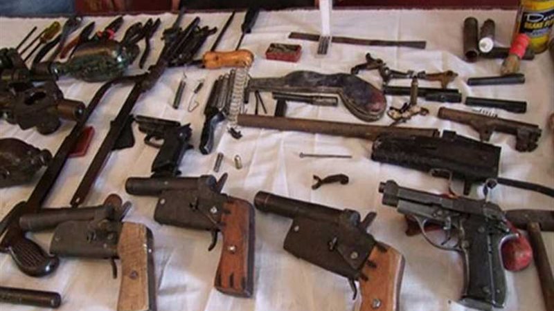 ضبط 39 سلاحا ناريا