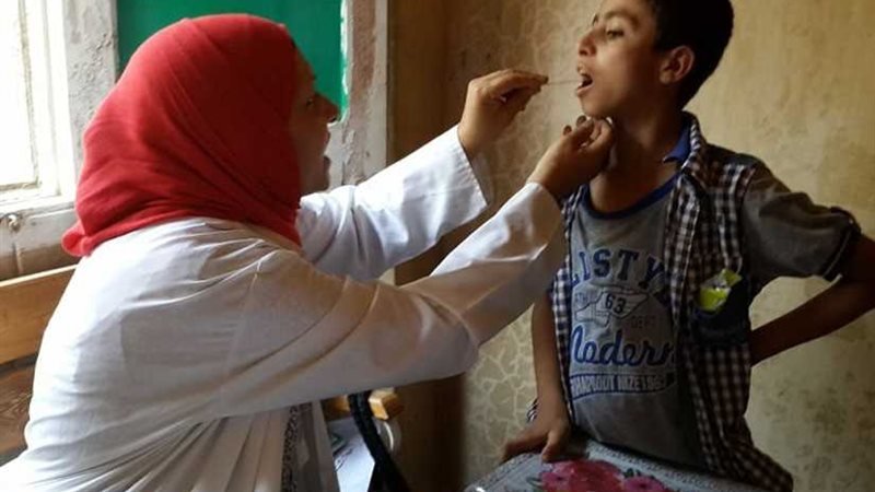 صحة المنيا تنظم قافلة